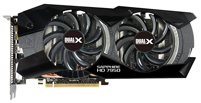 Sapphire Radeon HD 7950 3GB DDR5 HDMI/DVI-I/Dual Mini DP PCI-Express OC version Graphics Card Graphics Cards 11196-10-40G