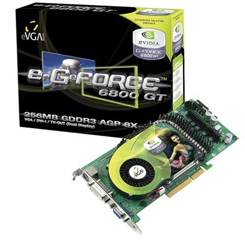 eVGA e-GeForce 6800 GT, 256MB DDR3, DVI/TV-Out, AGP 8x (256-A8-N344-AX)