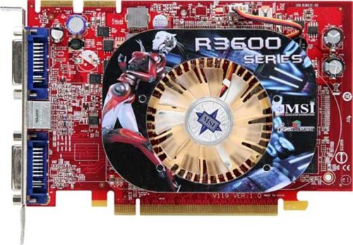 Radeon HD3650 Pcie 512MB GDR3 Tv Out Dual Dvi Overclocked 256BIT