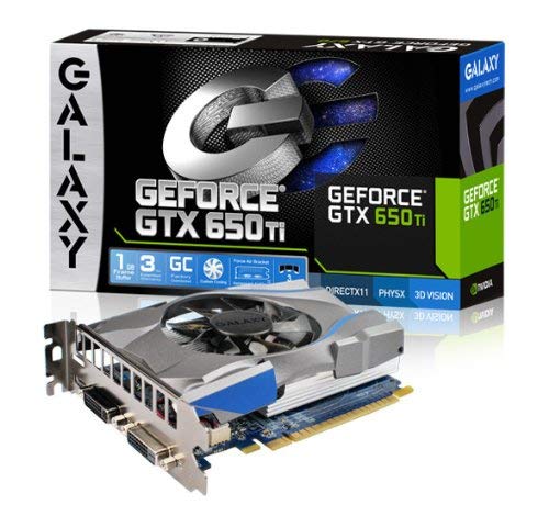 Galaxy GeForce GTX 650 Ti GC 1 GB GDDR5 PCI Express 3.0 DVI/DVI/MINI-HDMI Graphics Cards 65IGH8DL7AXX