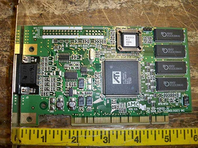 ATI - ATi 3D Rage-II 2MB VGA PCI Video Card 109-38200-00 VIDPCI025AAWW