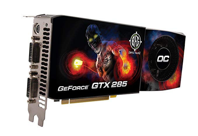 BFG BFGEGTX2851024OCE GeForce GTX 285 OC 1GB GDDR3 PCI Express 2.0 Graphics Card