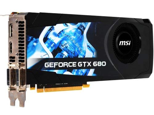 MSI NVIDIA GeForce GTX 680 2GB GDDR5 2DVI/HDMI/DisplayPort PCI-Express Video Card (N680GTX-PM2D2GD5)
