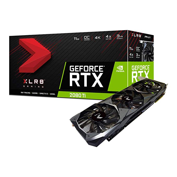 PNY GeForce RTX 2080 Ti XLR8 Gaming Overclocked Edition Graphics Card